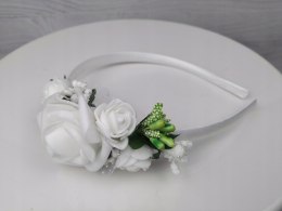 Opaska komunijna, z kwiatami