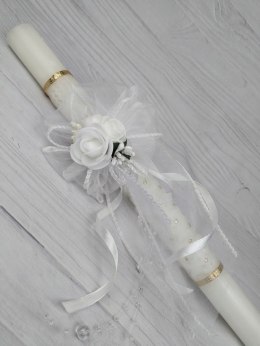 Ozdoba na świecę komunijną, GRATIS okapnik