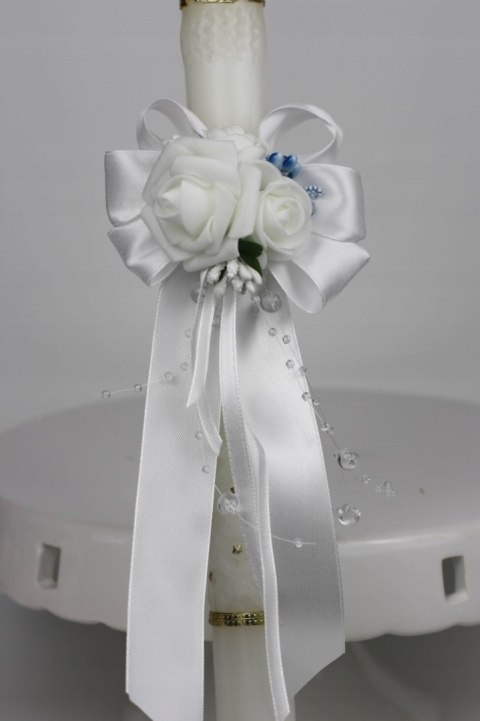 Ozdoba na świecę komunijną, GRATIS okapnik