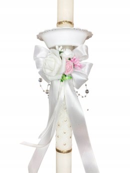 Ozdoba na świecę komunijną, GRATIS okapnik