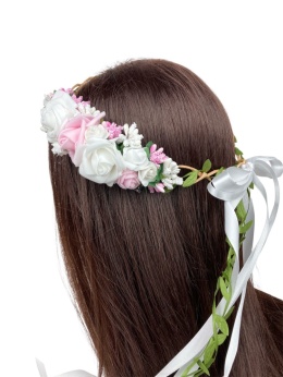 Półwianek komunijny różowy