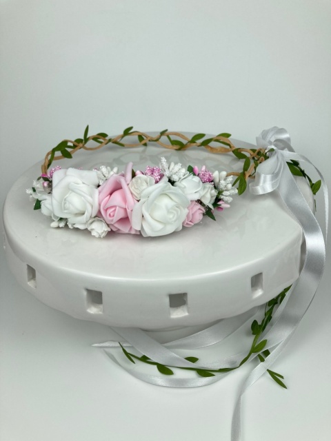 Półwianek komunijny różowy