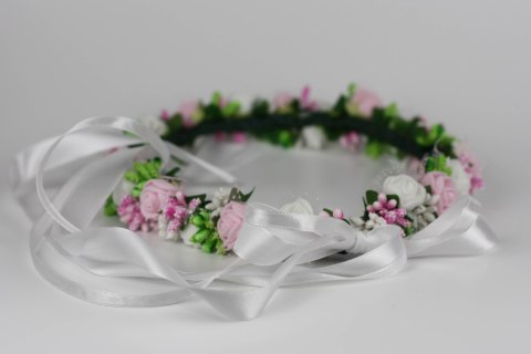 Wianek komunijny, rękodzieło