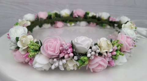 Wianek komunijny, rękodzieło