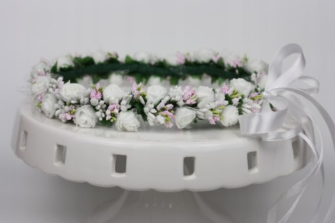 Wianek komunijny, rękodzieło