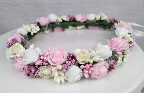 Wianek komunijny, rękodzieło