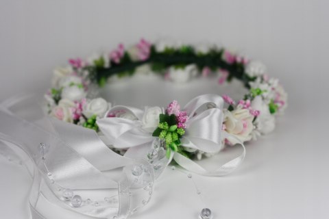 Wianek komunijny, rękodzieło