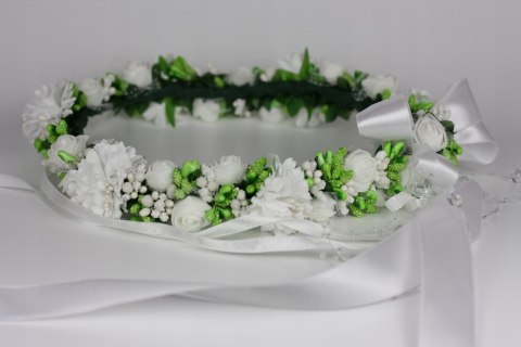 Wianek komunijny, rękodzieło