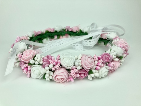 Wianek komunijny, rękodzieło